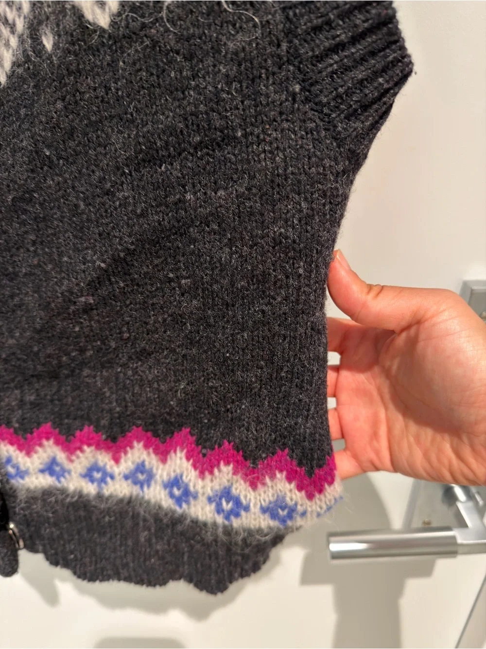 Free People Fair Isle Lambswool Mohair Sweater Vest
